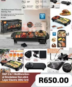 Non-stick  layer electric BBQ  Grill