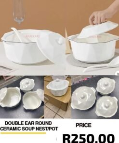 Round Ceramic Soup Nest Pot