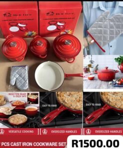 7 Pcs Cast Iron Cookware Set